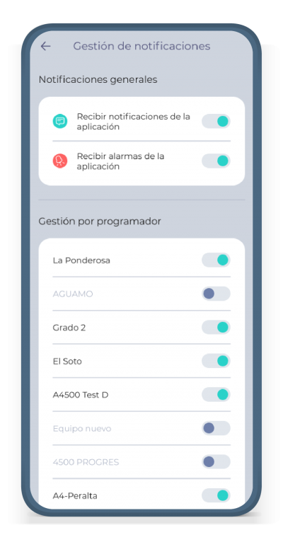 notificaciones agronic app 2.0
